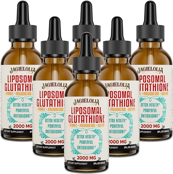 2000MG Liposomal Glutathione Liquid, Made in The USA, Glutathione Supplement with Antioxidant Complex - Immune System, Energy, Aging Defense, High Absorption, 12 Floz