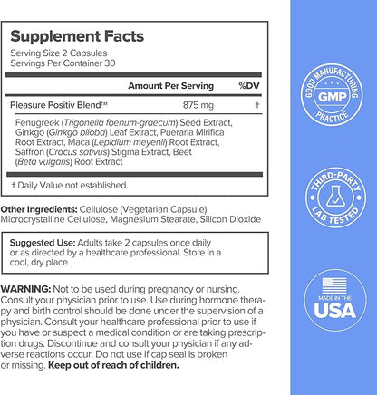 MENO Vaginal Moisture Support Capsules – OBGYN-Formulated to Support Healthy Vaginal Moisture, Mood & Relaxation – Hormone-Free Supplements with Maca Root & Fenugreek Seed Extract – 30 Servings