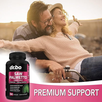 Saw Palmetto for Women Hair Loss - DHT Blocker for Women Natural Growth Plus Bladder Control Supplements Complex - Pure Saw Palmetto Hair Loss Supplement Capsules Support Extract & Urination Pills Aid