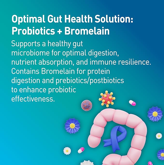 55B Probiotics Premium - 55 Billion CFU, 12 Strains, 185mg Prebiotic - Immune Support, Digestive & Gut Health - Supports Occasional Constipation, Gas & Bloating - 30 Vegan Capsules, 30 Day Supply