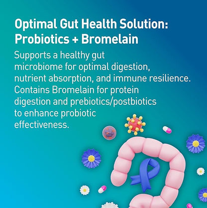 55B Probiotics Premium - 55 Billion CFU, 12 Strains, 185mg Prebiotic - Immune Support, Digestive & Gut Health - Supports Occasional Constipation, Gas & Bloating - 60 Vegan Capsules, 60 Day Supply