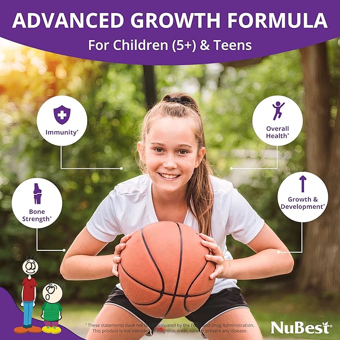 NuBest Bundle Tall Growth Protein Powder Tall for Teens Height Growth, Bone Growth, Bone Strength by Multivitamin, Multimineral Popular Brand Pick