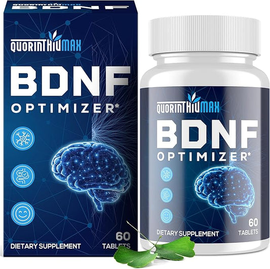 Nootropic Brain Supplement for Memory and Focus – BDNF Optimizer – Cognitive, Mental Clarity & Mood – High Absorption – Organic Lion's Mane, Ginkgo Biloba, Alpha GPC & L-Theanine – 60 Tablets