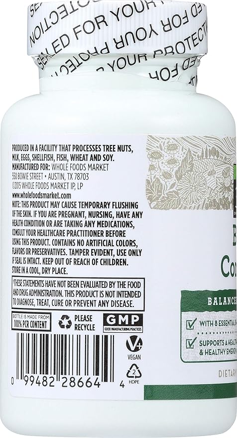 365 by Whole Foods Market, B – 50 Complex, 90 ct, Packaging May Vary