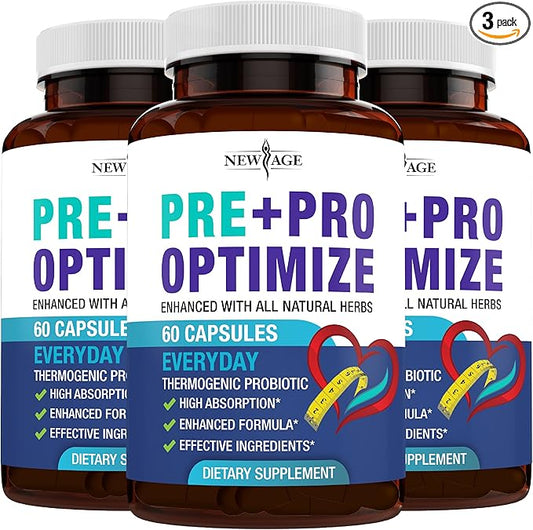 Pro Optimize Probiotics for Women, Menopause, 70 Billion CFU, Digestive Health - Support for Bloating, Hot Flashes, Joint Support, Night Sweats - Gut Health & Metabolism - Dong Quai (180 (Pack of 3))