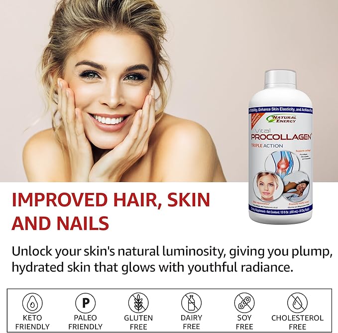 Vital for Women and Men, Joint Support, Sleep Aid, Skin Care/Collagen Peptides Mix, Hyaluronic Acid, Glucosamine, Chondroitin, Glycine, Magnesium, Boron & Aloe – 30 Days Supplies