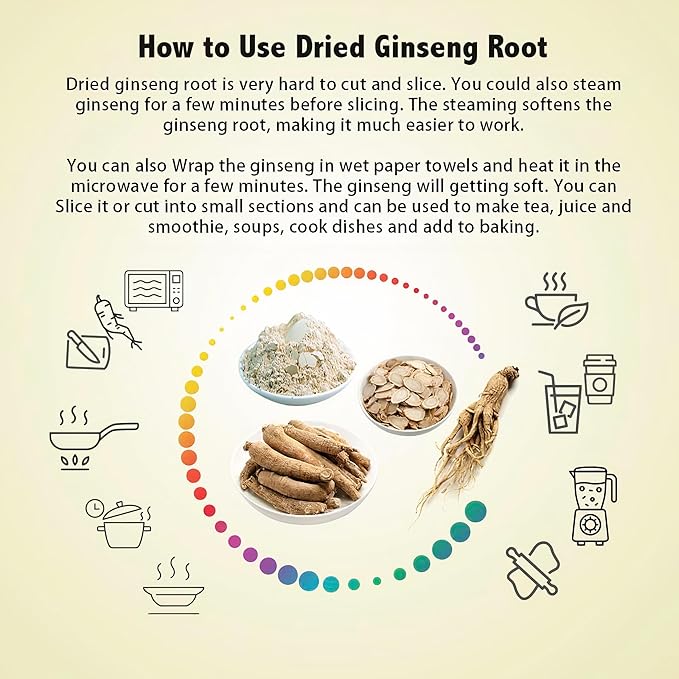 4 Boxes American Ginseng Root — Super Long Jumbo Wisconsin Ginseng (4oz/Box) Performance & Mental Health for Men & Women
