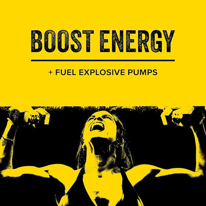 BEYOND RAW LIT Pre Workout Powder Supplement for Men and Women, Energy, Focus, Endurance, Pumps, Nitric Oxide Boost, 250mg Caffeine, Creatine, Beta Alanine, Orange Mango, 30 Servings