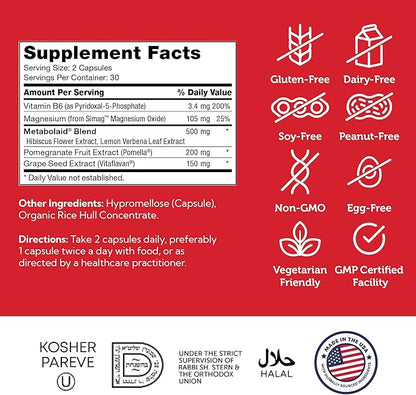 Zahler 120/80 Cardiovascular Support Formula, Supports Healthy Blood Pressure Levels 60 Capsules