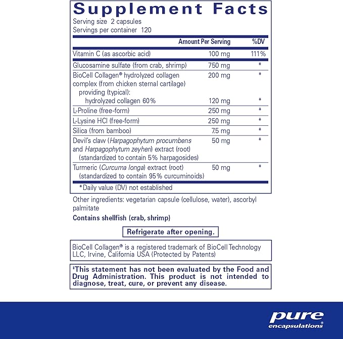 Pure Encapsulations - Ligament Restore - Dietary Supplement Helps Maintain Healthy Tendons, Ligaments and Joints - 240 Capsules