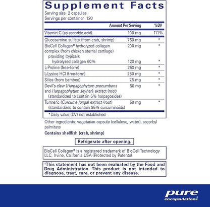 Pure Encapsulations - Ligament Restore - Dietary Supplement Helps Maintain Healthy Tendons, Ligaments and Joints - 240 Capsules