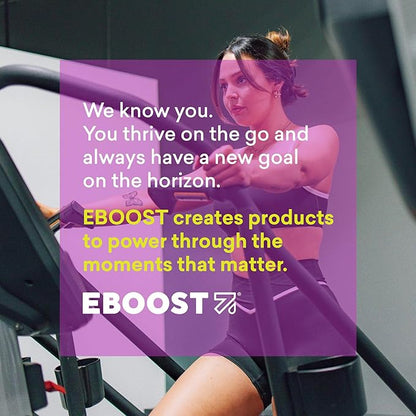 EBOOST POW Natural Pre Workout Powder - 20 Servings - Berry Melon Fizz - Pre Workout Supplement for Performance, Joint Mobility Support, Energy, Focus - Men & Women - Non-GMO, Gluten-Free, No Creatine