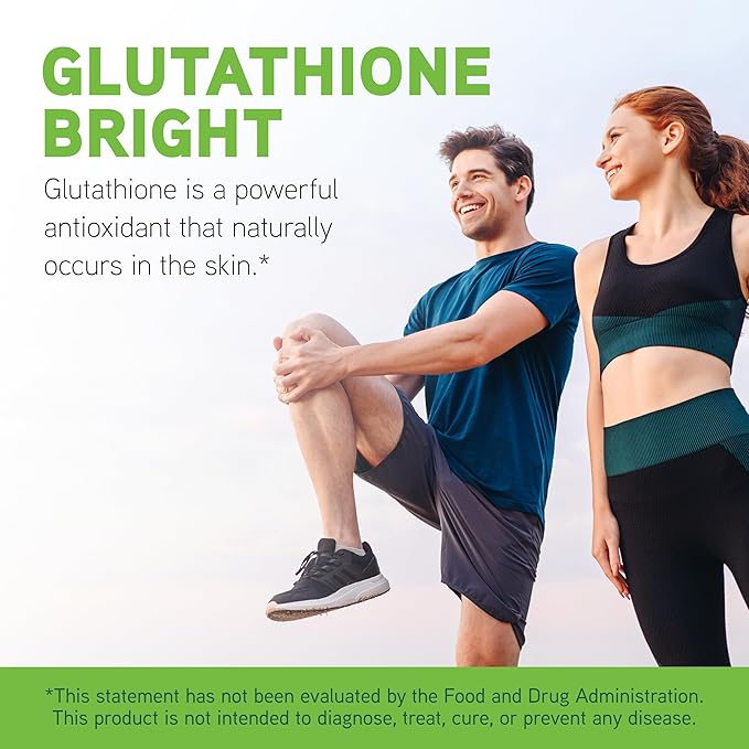DAVINCI Labs Glutathione Bright - Helps Support Skin Health & Healthy Aging with Glutathione* - Easily Absorbable Formula - Gluten Free & Soy Free - 60 Vegetarian Capsules