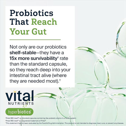 Hyperbiotics Vital Nutrients Pro-15 Prebiotics + Probiotics for Women and Men | 15 Science Backed Strains | Supports Occasional Constipation, Diarrhea, Gas & Bloating | 30 Vegan Time Release Pearls