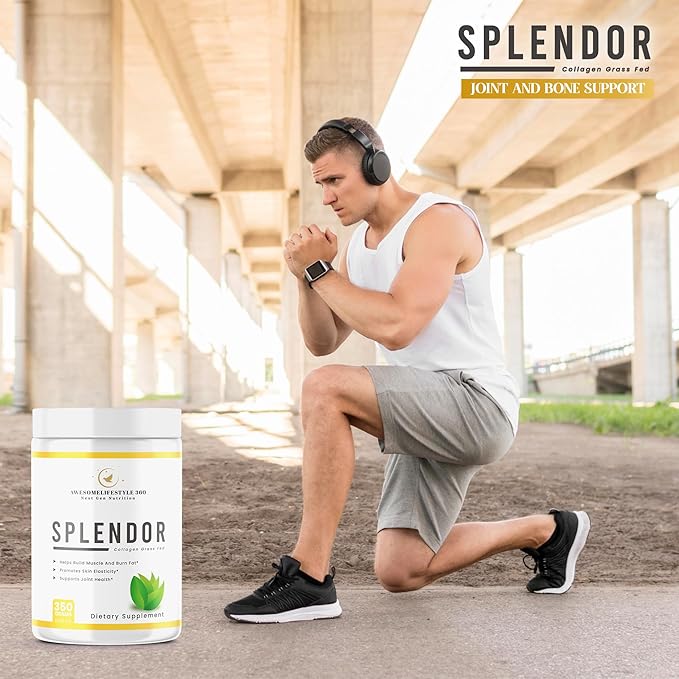 Awesomelifestyle360 Next Gen Nutrition Splendor Collagen Grass Fed, Splendor Grass-Fed Collagen Peptides Powder is Made Using Collagen peptides, Type I & Type III Collagen peptides from Healthy Cows