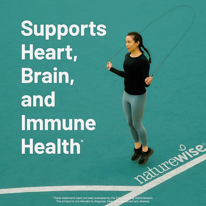 NatureWise Ultra Omega 3 Fish Oil 2200 mg - Triglyceride Form - Lemon Flavor - Wild-Caught Fish Oil + EPA & DHA - Supports Brain & Heart Health - Burpless, Non-GMO - 120 Softgels[2-Month Supply]