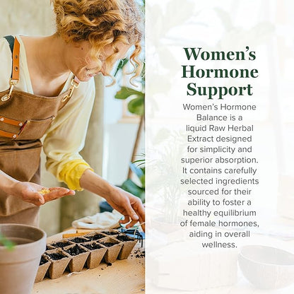 Global Healing Center - Women's Hormone Balance Female Fuzion Organic Liquid Supplement Drops - Superior Vitality, Healthy Libido, Natural Sensual Response, Support Mood & Promote Metabolism Wellness