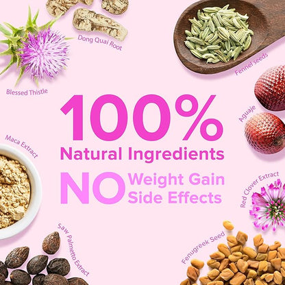 Enhance Breast Enlargement Pills - Breast Enhancement Pills for Women, Breast Enhancer, All-Natural Ingredients, 60 Capsules