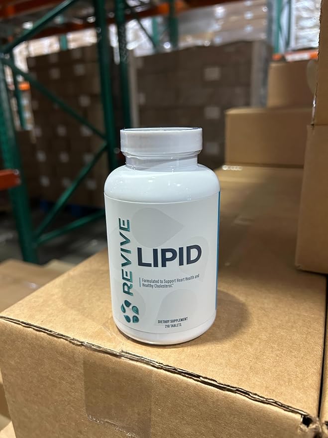 Revive MD Lipid Support Formula - Supplement Helps Maintain Healthy Cholesterol Levels, Endothelial Health & Triglyceride Levels - Beta Sitosterol, Citrus Bergamot & Pantethine