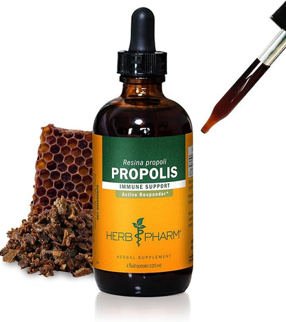 Herb Pharm Propolis Liquid Extract for Immune System Support - 4 Ounce