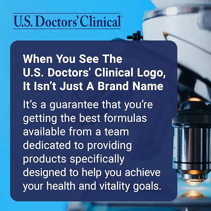 U.S. Doctors’ Clinical Arthro-7 Sport - Clinically Proven AR7 Blend + 100mg Hyaluronic Acid & Vitamin C for Flexibility, Mobility, & Strong Cartilage - 60 Capsules - 15/30-Day Supply