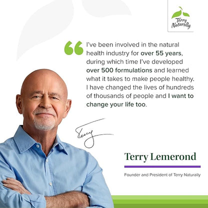 Terry Naturally Clinical Glutathione - Antioxidant Supplement for High Absorption - Dietary Supplement with L-Glutathione - Vegan Supplement to Support Cell Health - 60 Slow Melt Tablets