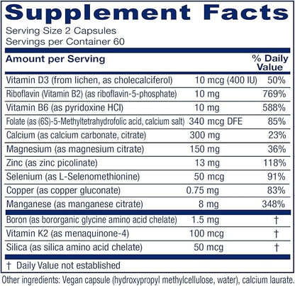 Vitanica, OsteoBlend, Bone Support, Vegan, 120 Capsules