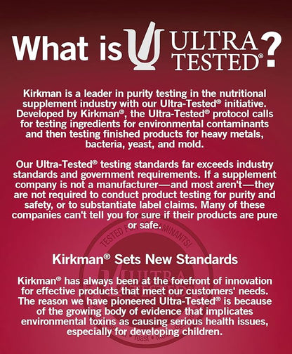 Kirkman - Enzyme Complete/DPP-IV - 120 Capsules - Potent Digestive Aid - Broad Spectrum Digestive Enzyme - Hypoallergenic