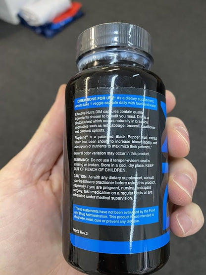 Dim Supplement 300mg - Extra Strength Diindolylmethane DIM for Men & Women + BioPerine - Estrogen Blocker for Men & Women - Estrogen Balance, Hormone, Menopause, Acne, PCOS (2 Pack)
