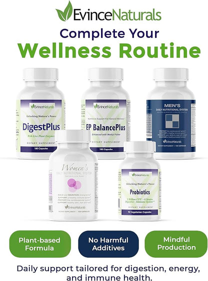 Probiotic and Prebiotic Supplement - 6 Strains of Intense Regenerative Probiotics for Men & Women 5 Billion CFU - Bowel, Inflammation, Immunity, & Digestive Support - Digestive Supplement, 90 Capsules