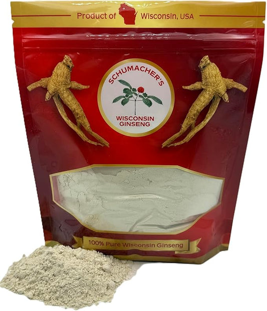 Schumacher Ginseng's Pure Wisconsin Ginseng Powder 8 Ounce Gift Bag