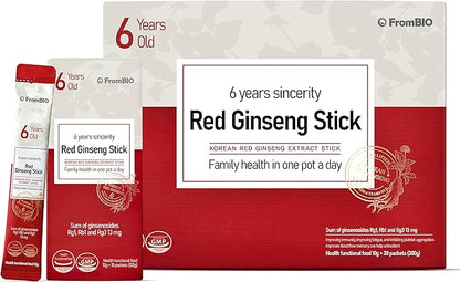 Red Ginseng Concentrate Stick for Immunity, 6 Years of Perseverance