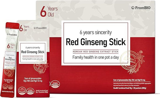 Red Ginseng Concentrate Stick for Immunity, 6 Years of Perseverance