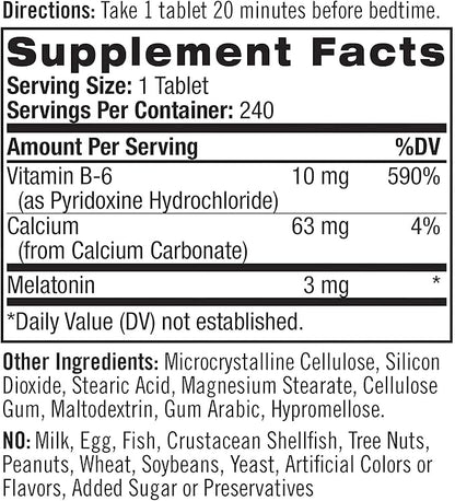 Natrol Melatonin - 3 mg - 240 Tablets
