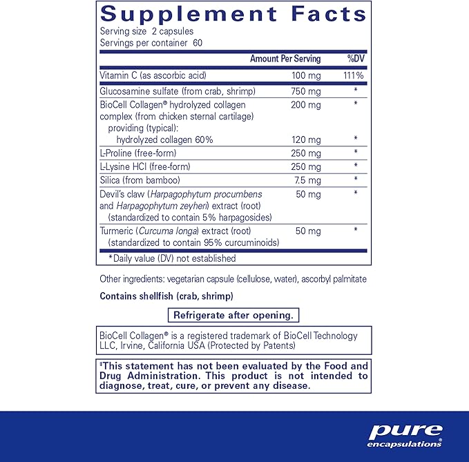 Pure Encapsulations - Ligament Restore - Dietary Supplement Helps Maintain Healthy Tendons, Ligaments and Joints - 120 Capsules
