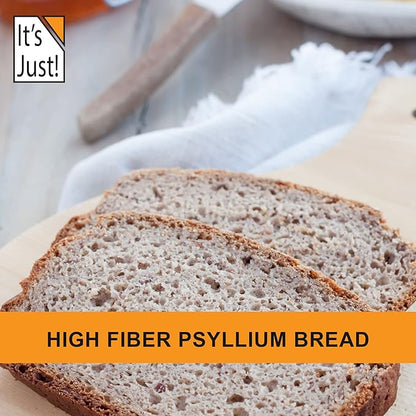 It's Just! - Psyllium Husk Powder, Easy Mixing Dietary Fiber, Cleanse Your Digestive System, Finely Ground Powder, Ideal for Keto Baking, Non-GMO (Unflavored, 24oz (Pack of 1))