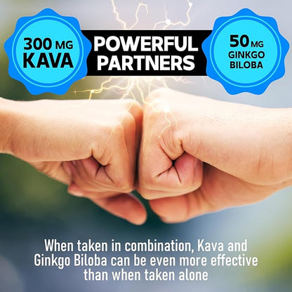9in1 Kava Kava Capsules 5-Month Supply 15:1 Extract for Sleep, Mind & Immune Support - 9 Natural Herbs Includes Ginkgo, Ashwagandha, Graviola, Valerian & More - 150 Vegan Capsules