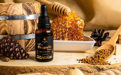 Natural Bee Propolis Extract, 30 mL, Advanced Liquid Tincture Immune System Booster and Seasonal Defense, Pure High Potency Herbal Supplement, Non-GMO (Propolis (3) Pack)…