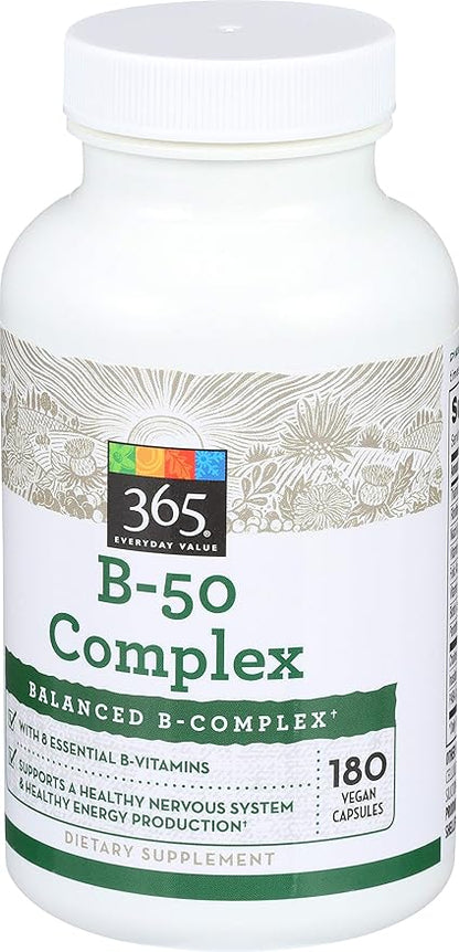 365 by Whole Foods Market, B – 50 Complex, 180 ct