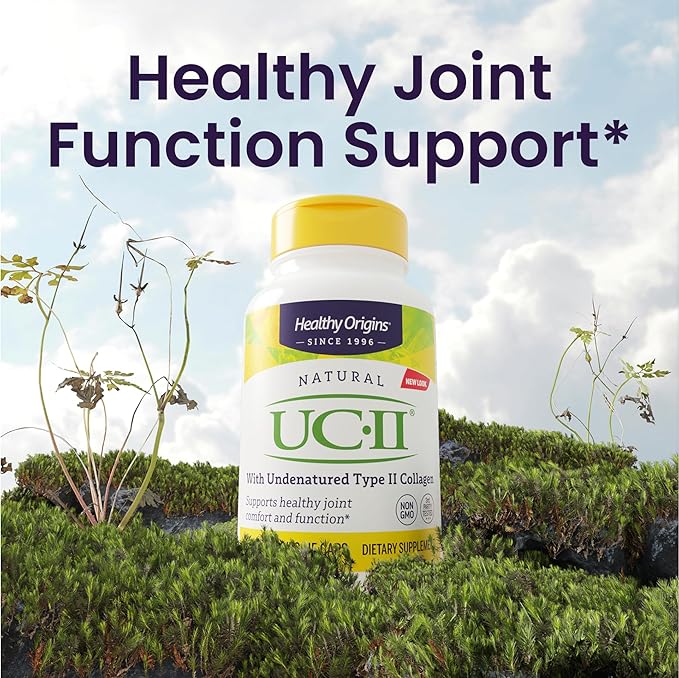 Healthy Origins UC-II 40 mg (Undenatured Type II Collagen, Non-GMO, Gluten Free, Joint Support), 120 Veggie Caps