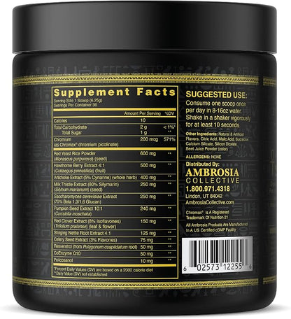 Ambrosia Nektar - Superfood Powder | Complete Health Supplement | 30 Servings (Fruit Symphony)