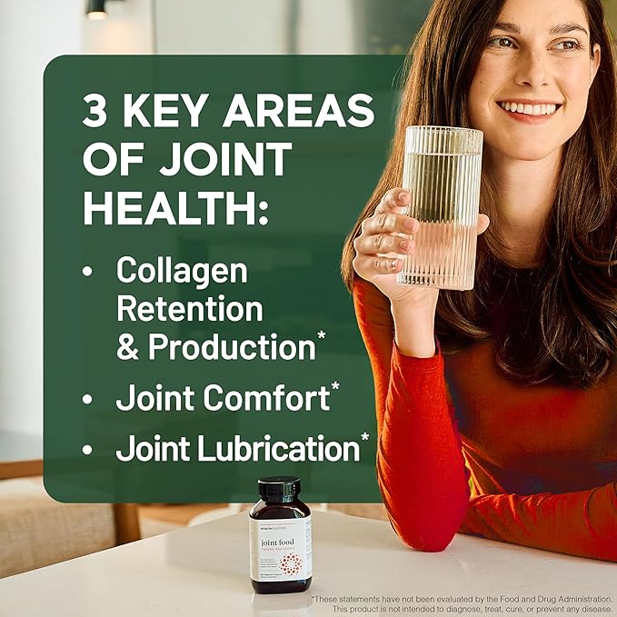 Smarter Nutrition Joint Food - Whole-Food Joint Supplement to Support Lubrication & Mobility - Formulated with Collagen Type II, MSM, Vitamin C, Turmeric, Bromelain - 6 Pack[180-Day Supply]