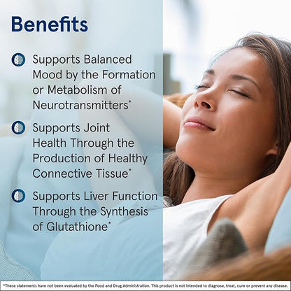 Jarrow Formulas SAMe 400 mg, Supports Joint Health, Liver Function, Brain Metabolism, 30 Tablets, Up To a 30 Day Supply