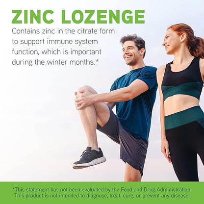 DaVinci Labs Zinc Lozenge - Dietary Supplement to Support Fertility, Immunity, Joint Health and Skin* - with 23 mg Zinc per Serving - Gluten-Free - Lemon Flavor - 60 Lozenges