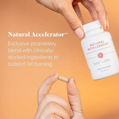 Isagenix Natural Accelerator New Blend Supports Enhanced Metabolism Features Sinetrol Patented and Clinically Studied Ingredient Supports Fat Burning with Thermogenic Cayenne Lemon Verbena Guarana