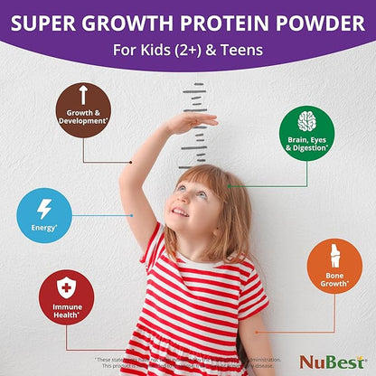 NuBest Bundle Tall Growth Protein Powder Tall for Teens Height Growth, Bone Growth, Bone Strength by Multivitamin, Multimineral Popular Brand Pick