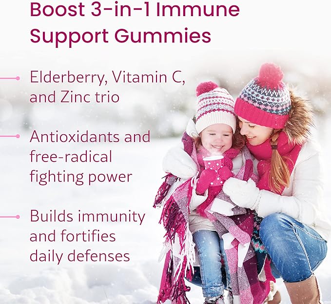 WellPath Boost Elderberry Gummies with Zinc + Beet Root Gummies + Pure ACV Apple Cider Vinegar Gummies, 60 Ct Each