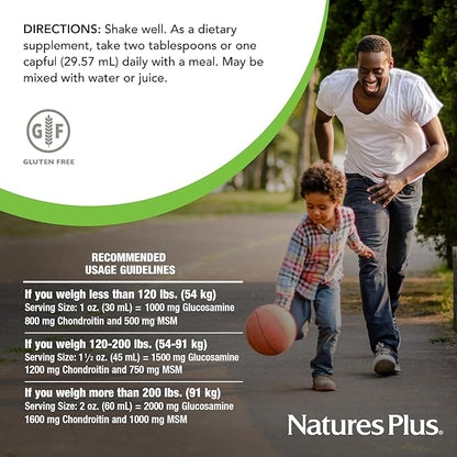 Natures Plus Ultra Rx-Joint Liquid, Honey Lemon - 30 fl oz, Pack of 3 - Supports Healthy Joint Function - with Glucosamine, Chondroitin & MSM - Gluten Free - 90 Total Servings