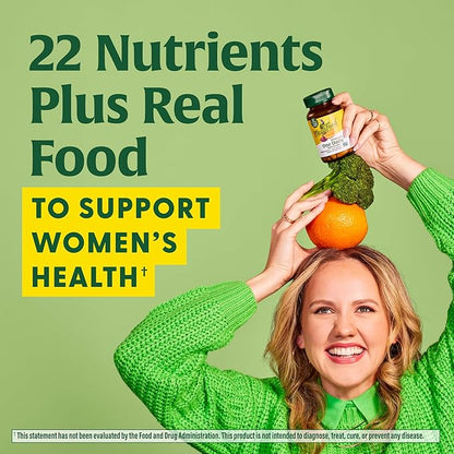 MegaFood Womens Multivitamin One Daily - Multivitamin for Women - Vitamin C, Vitamin D, Iron & B Vitamins - Bone, Energy Metabolism & Immune Support - Vegetarian, GlutenFree - 90 Tablets, 90 Servings