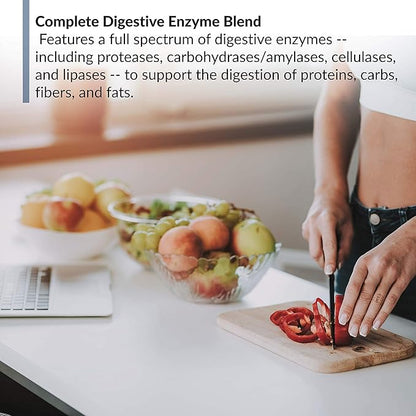 BioTrust AbsorbMax Broad Spectrum Digestive Enzyme Blend, Gluten Free, Non GMO, Digestive Support for Nutrient Digestion, Absorption and Periodic Digestive Discomfort and Bloating
